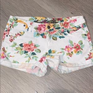 Floral print shorts